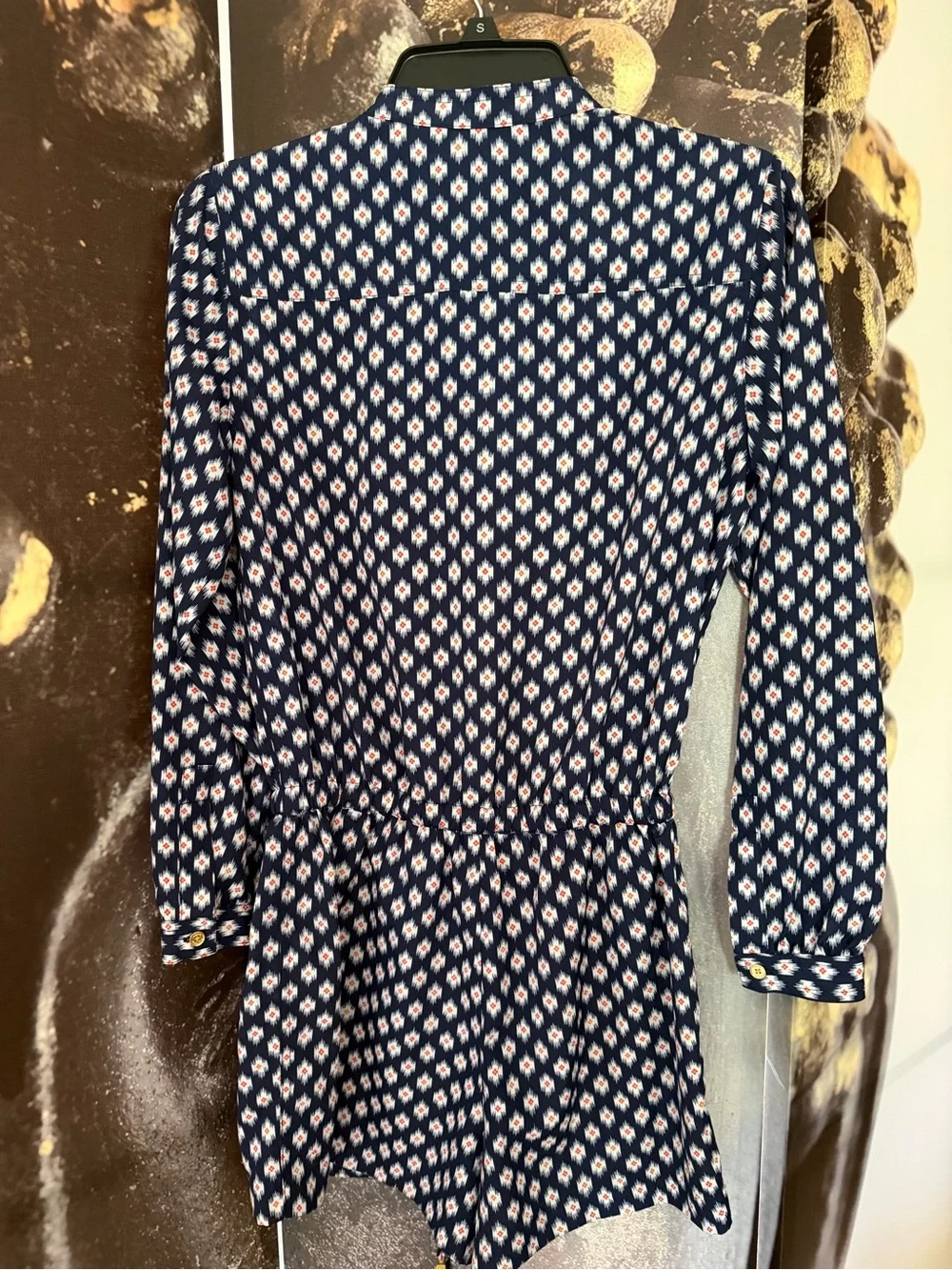 Michael Kors Ikat Button-Front Dress